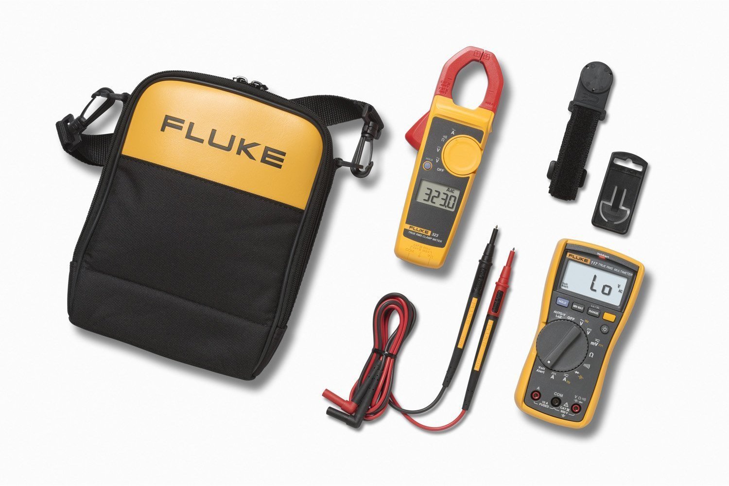 Fluke 117/323 Multimeter Combo Kit für Elektriker Nachfolger 117/322