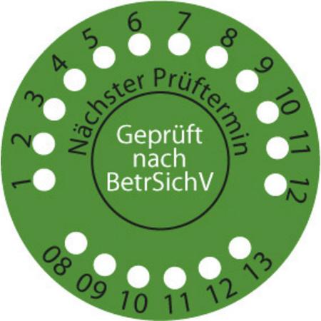 Fluke PASS560R-02 Prüfetiketten gut schlecht Bewertung 500 Stück Jahr 2022 - 2027